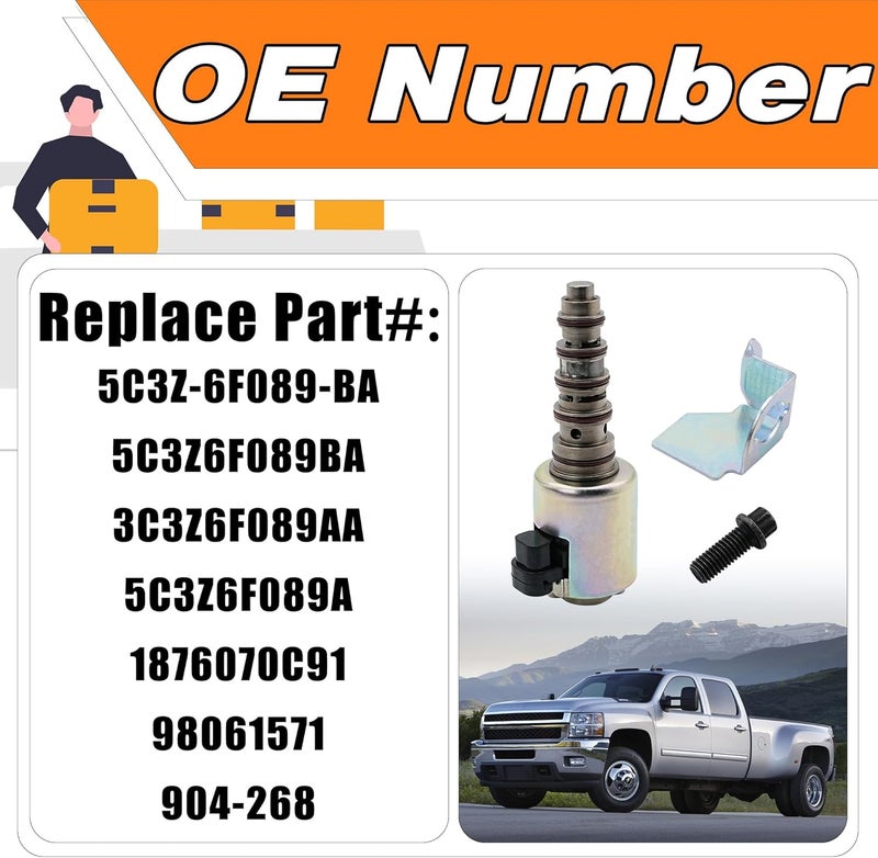 LEVANLIGHT 904-268 Turbo Wastegate Controller VGT Solenoid Actuator Compatible with Ford F250 F350 F450 F550 E350 E450 6.0L Diesel Chevy Silverado GMC Sierra 6.6L 7.8L Powerstroke, Replaces# 3C3Z6F089AA - Image 2